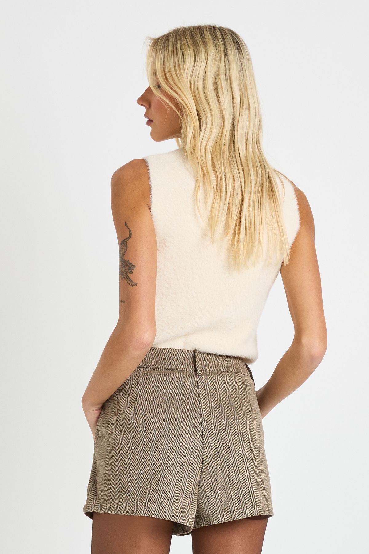Herringbone Mini Short - Image 3