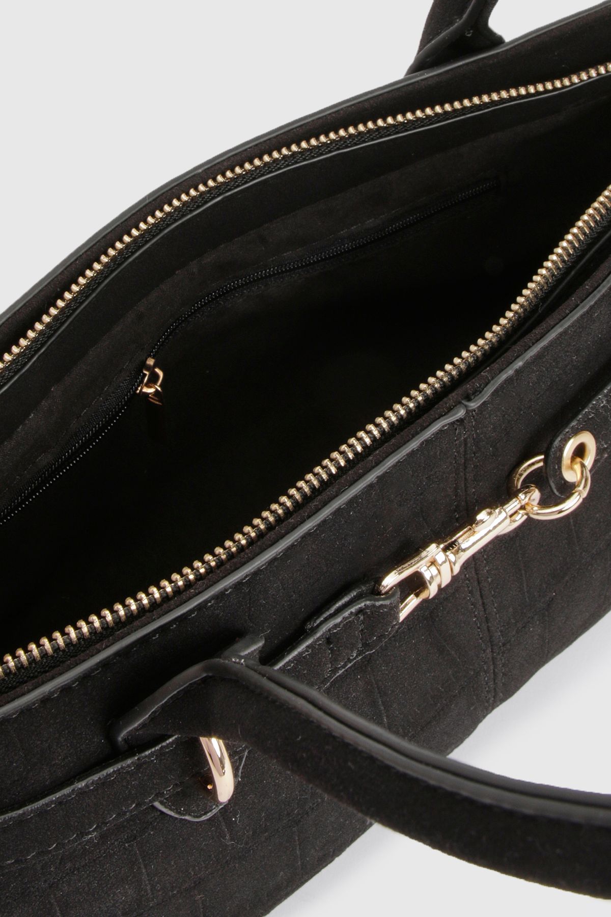 Croc Buckle Detail Shoulder Bag - Image 4