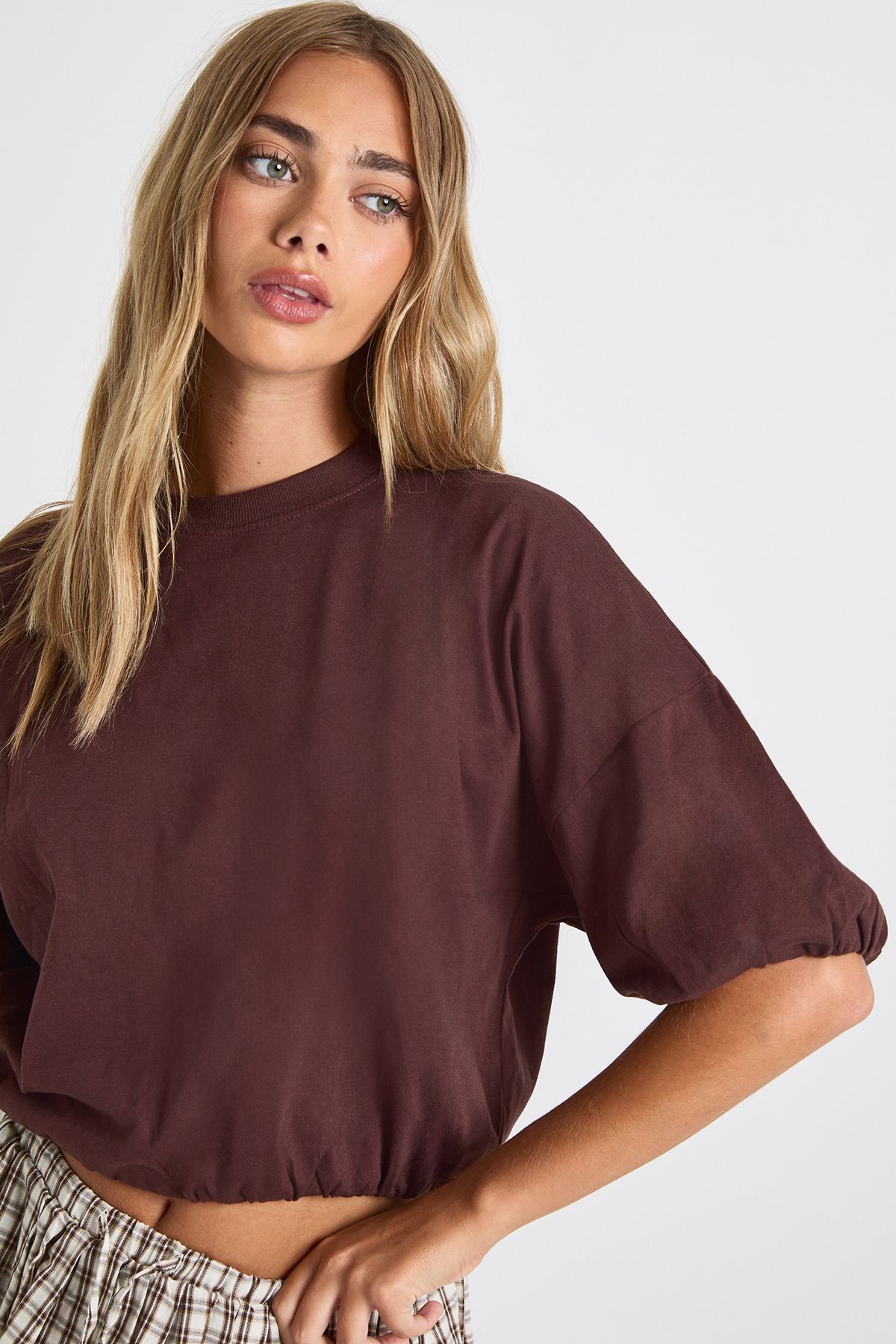 Cotton Elasticated Waist T-Shirt - Image 4