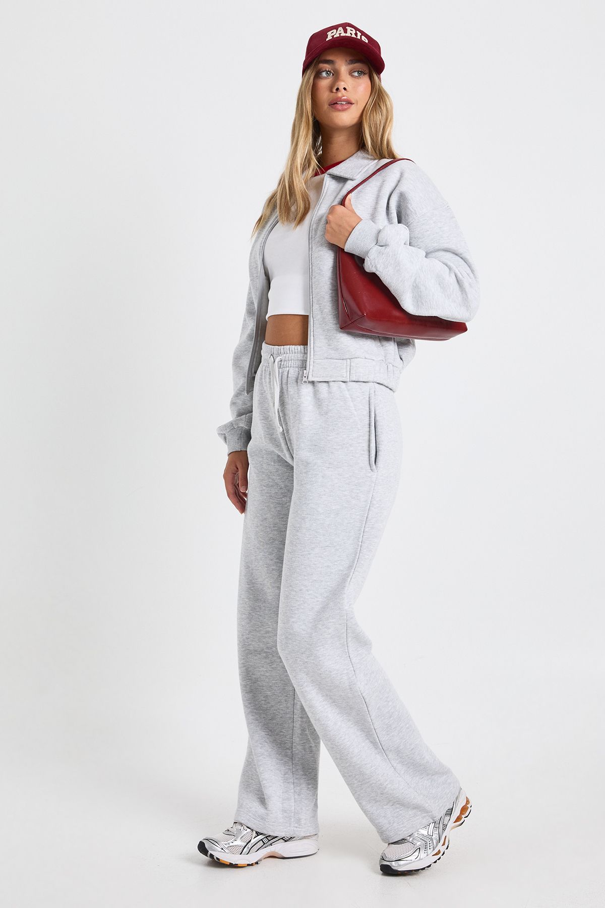 Zip Through Collared Bomber Sweatshirt - Image 3