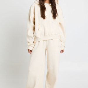 Ath Club Embroidered Deep Waistband Straight Leg Jogger