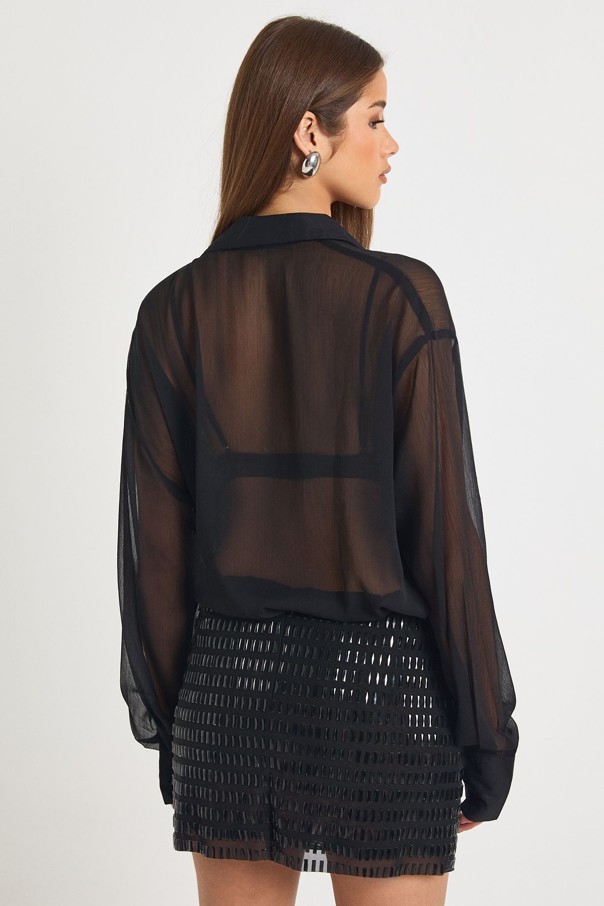 Sequin Mini A Line Skirt - Image 2