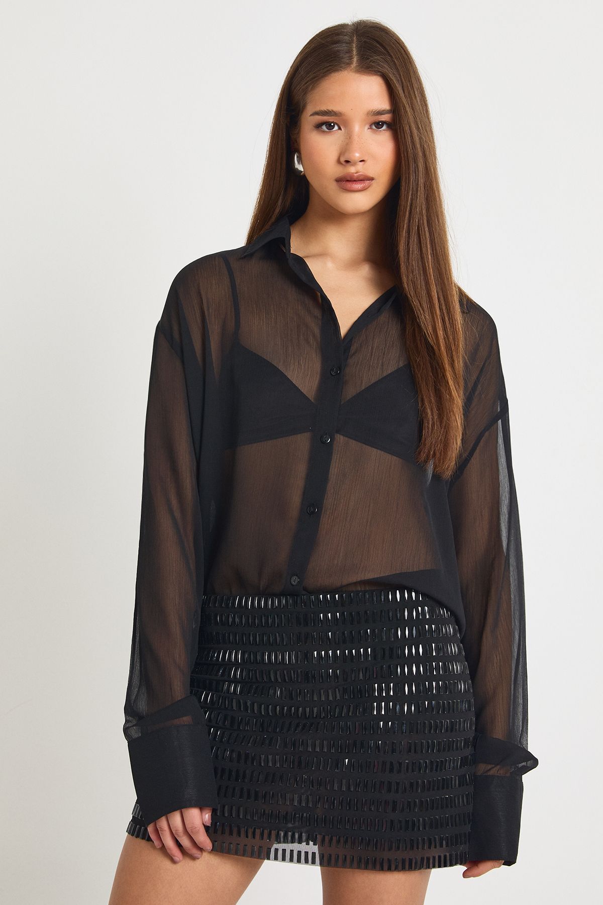 Sequin Mini A Line Skirt - Image 3