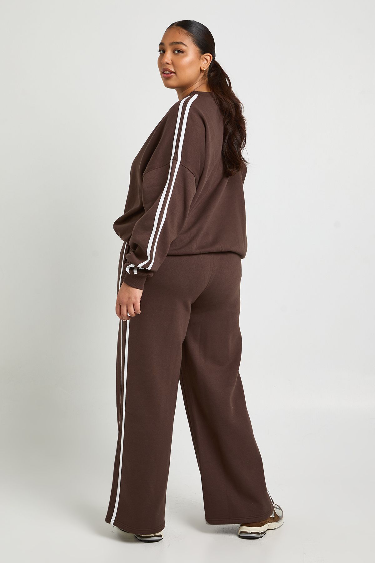 Plus Side Stripe Oversized Sweatshirt - Image 2