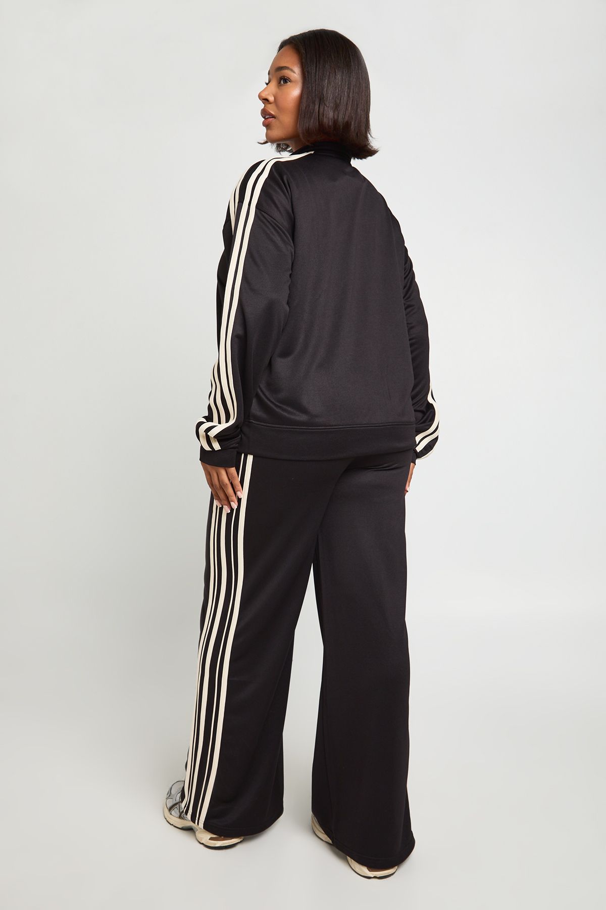 Plus Side Stripe Wide Leg Joggers - Image 2