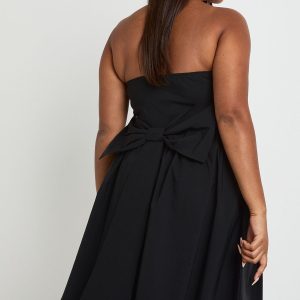 Plus Bandeau Bow Back Skater
