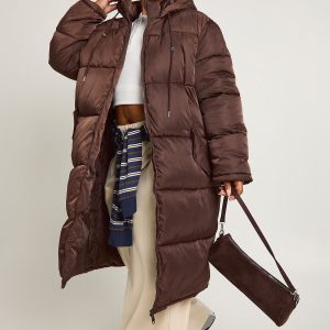 Plus Longline Puffer Jacket