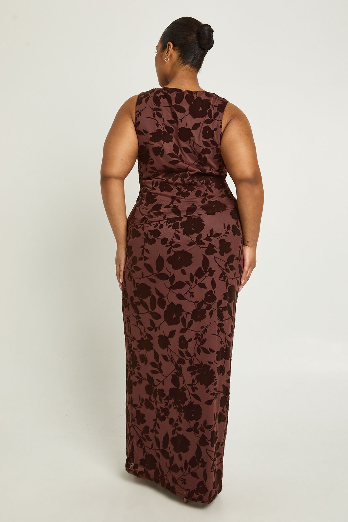 Plus Devore Maxi Skirt - Image 2