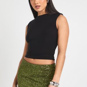Sequin Mini Skirt