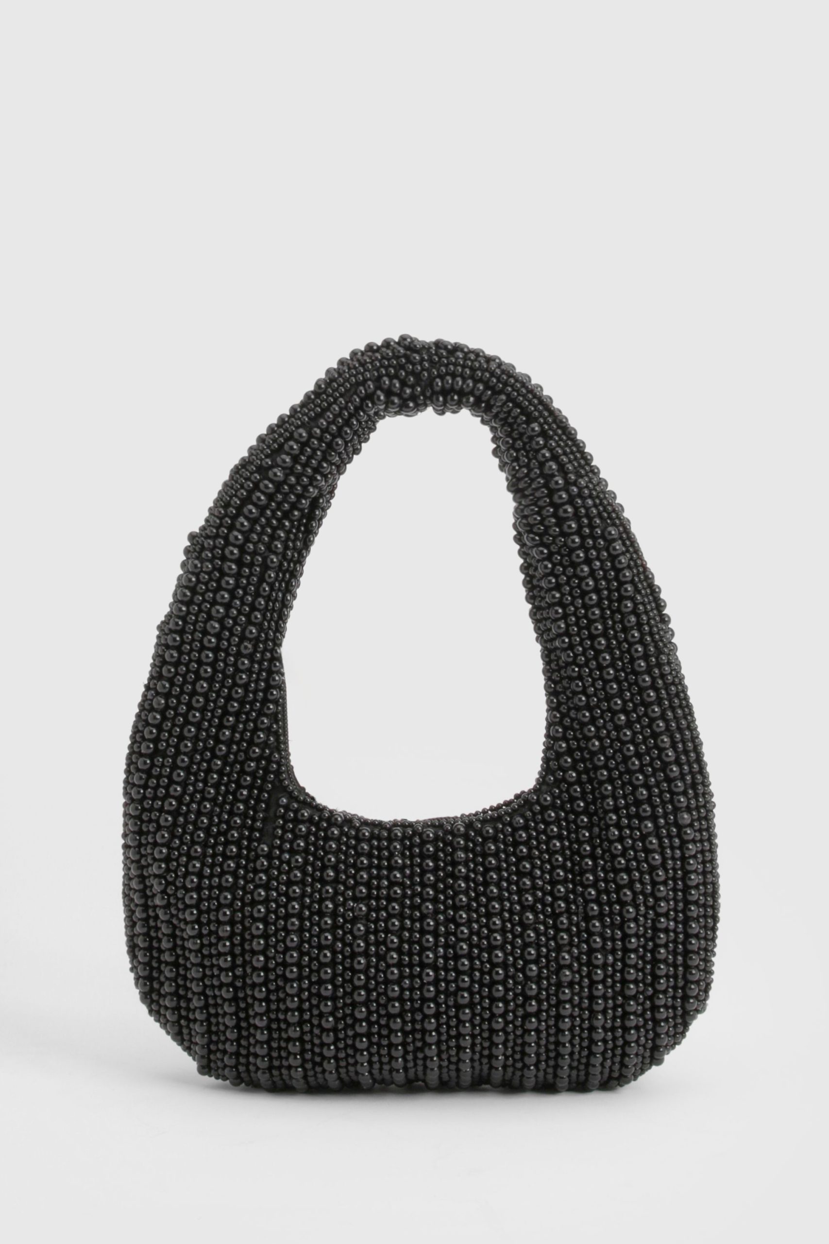Black Beaded Mini Grab Bag - Image 2