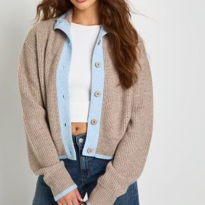 Chunky Knit High Neck Jumper