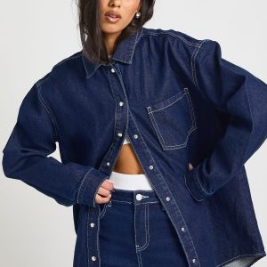 Oversized Denim Shirt