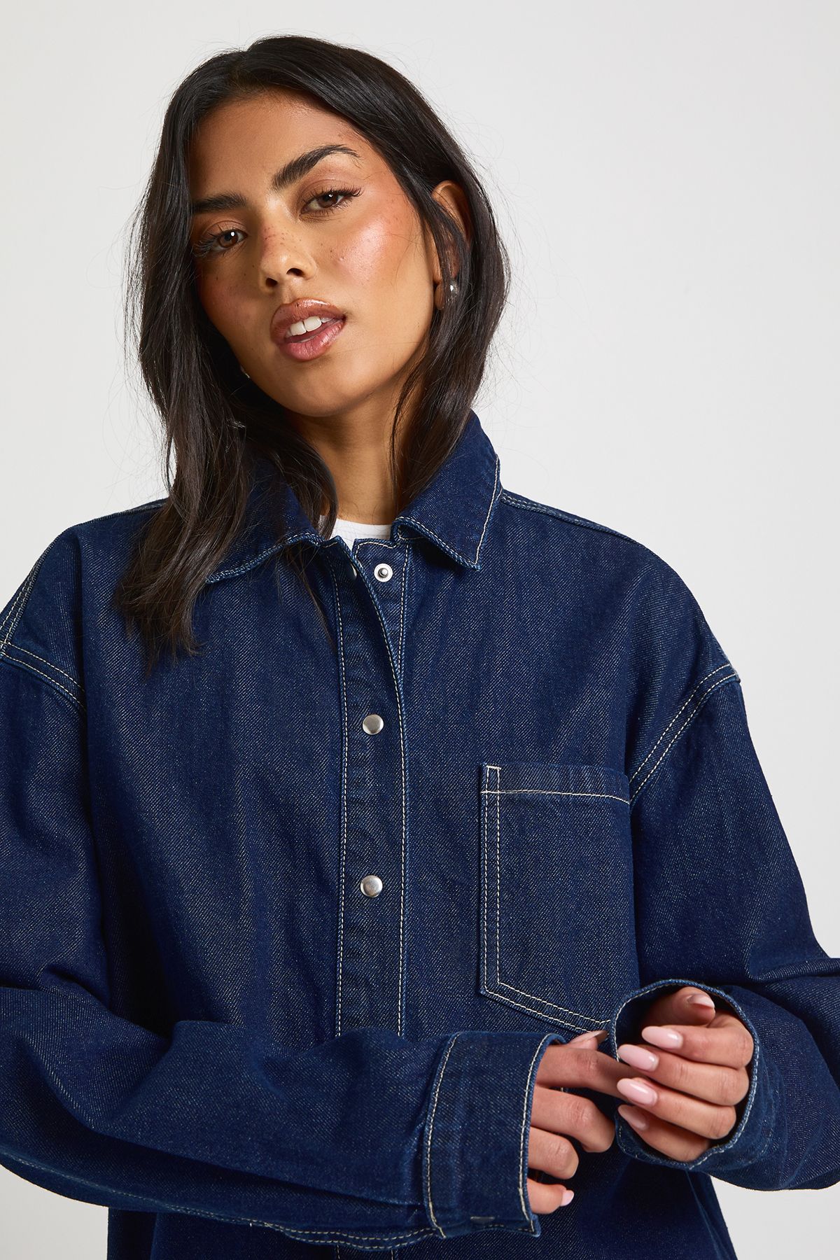 Oversized Denim Shirt - Image 4