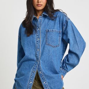 Oversized Denim Shirt