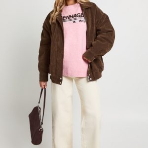 Copenhagen Print Oversized Knitted Jumper