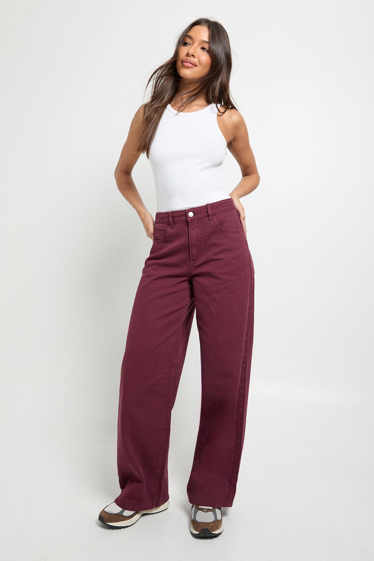 High Waisted Wide Leg Jean - Image 3