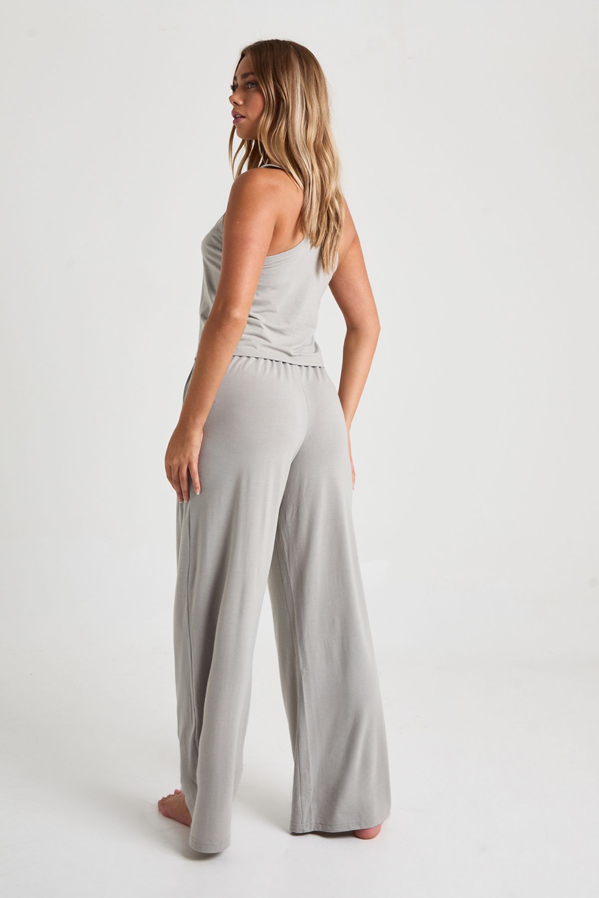 Modal Vest & Wide Leg Trousers Pyjama Set - Image 2
