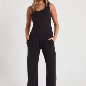 Modal Vest & Wide Leg Trousers Pyjama Set