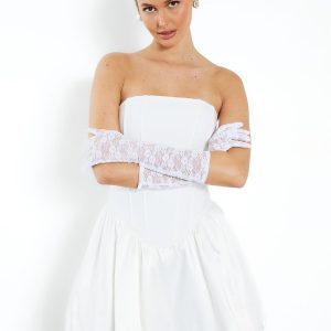 Bandage Corset Mini Skater Dress