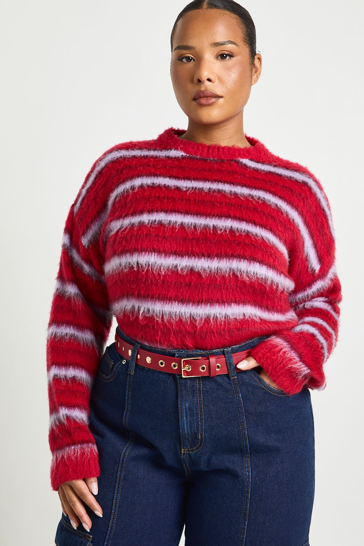 Plus Gold Studded Belt
