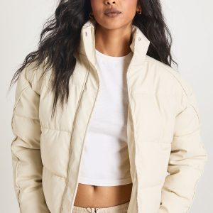 Funnel Neck Puffer Jacket