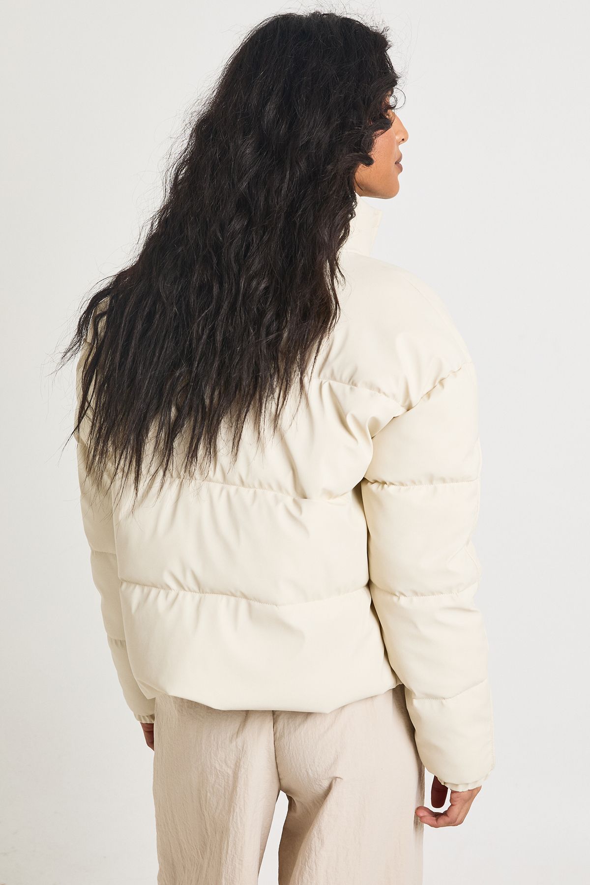 Funnel Neck Puffer Jacket - Image 2