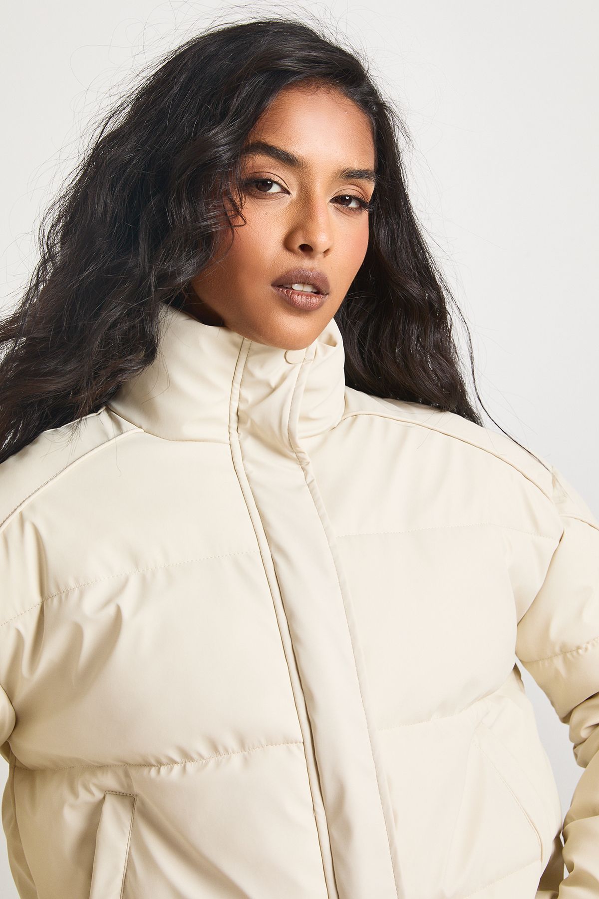 Funnel Neck Puffer Jacket - Image 4