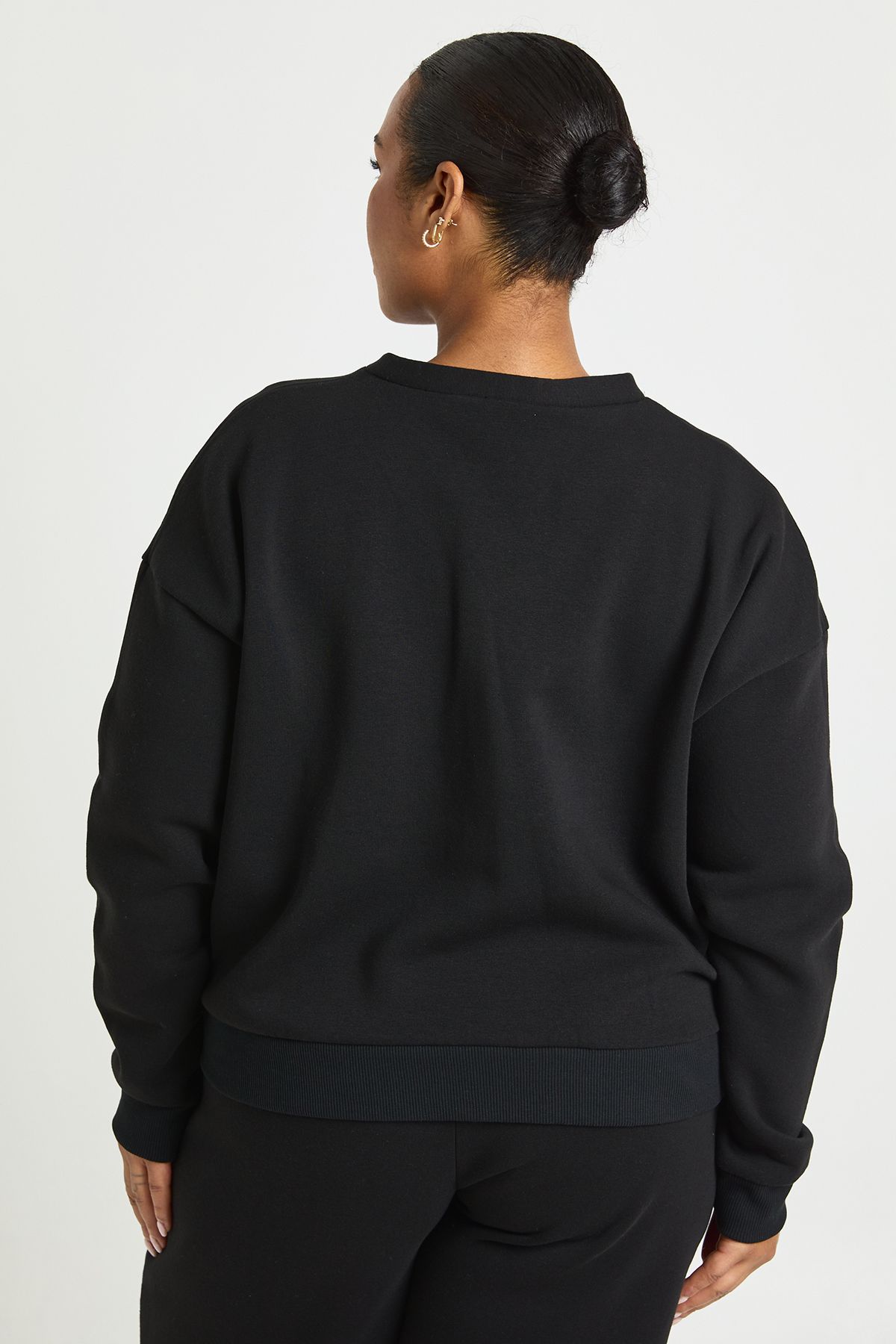 Plus Button Down Oversized Cardigan - Image 2