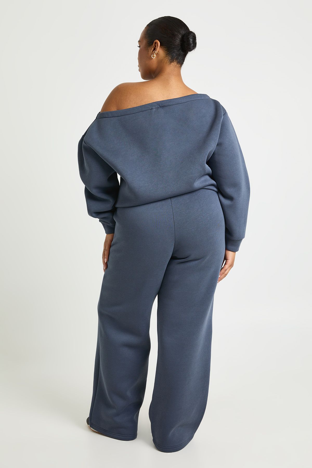 Plus Wide Leg Joggers - Image 2