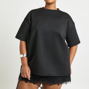 Plus Interlock Oversized T-shirt
