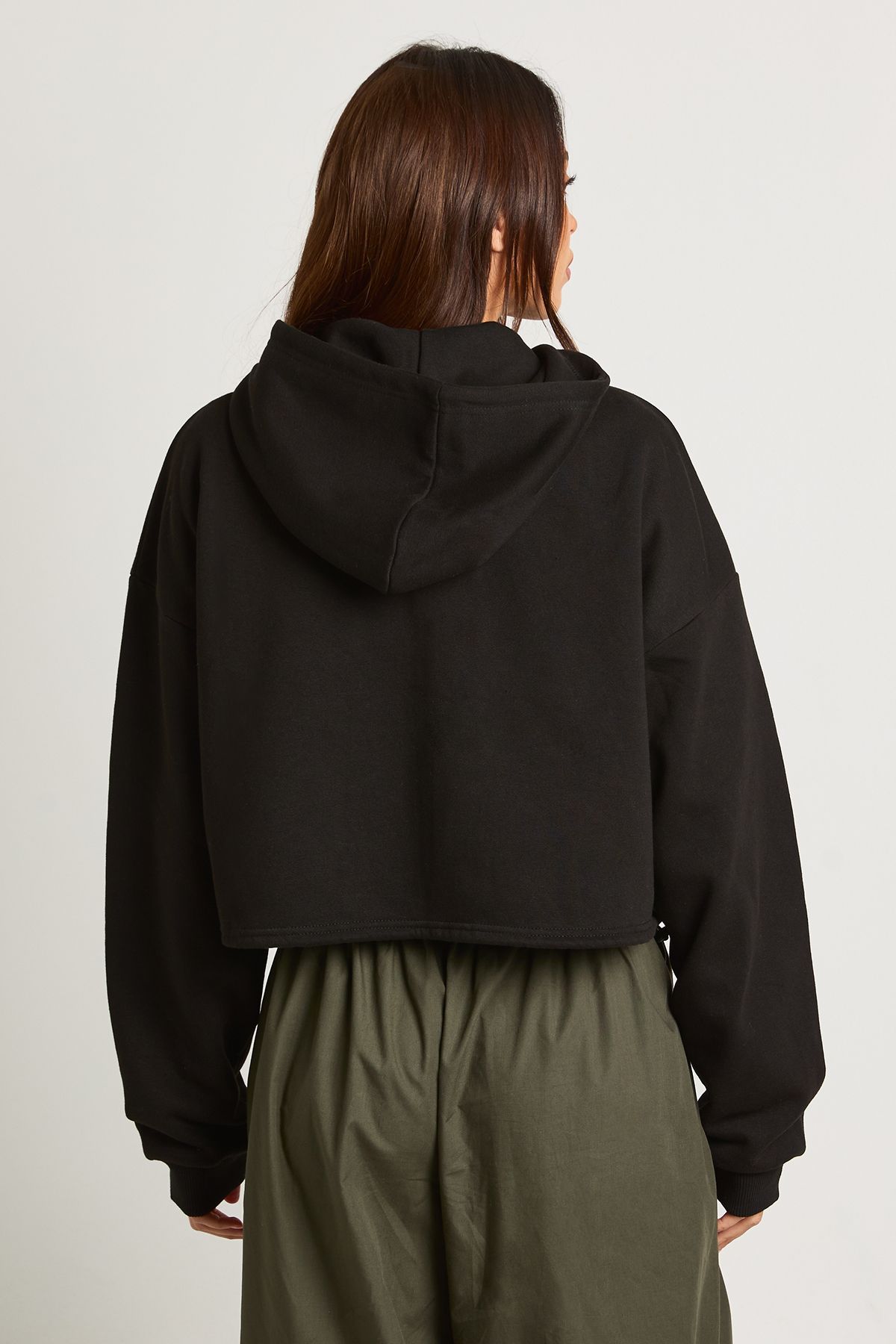 Adjustable Waist Zip Through Hoodie - Image 2
