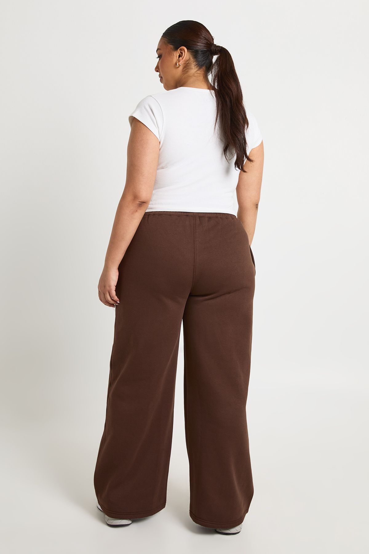 Plus Wide Leg Joggers - Image 2