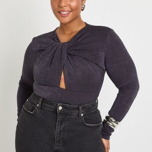 Plus Twist Detail Bodysuit
