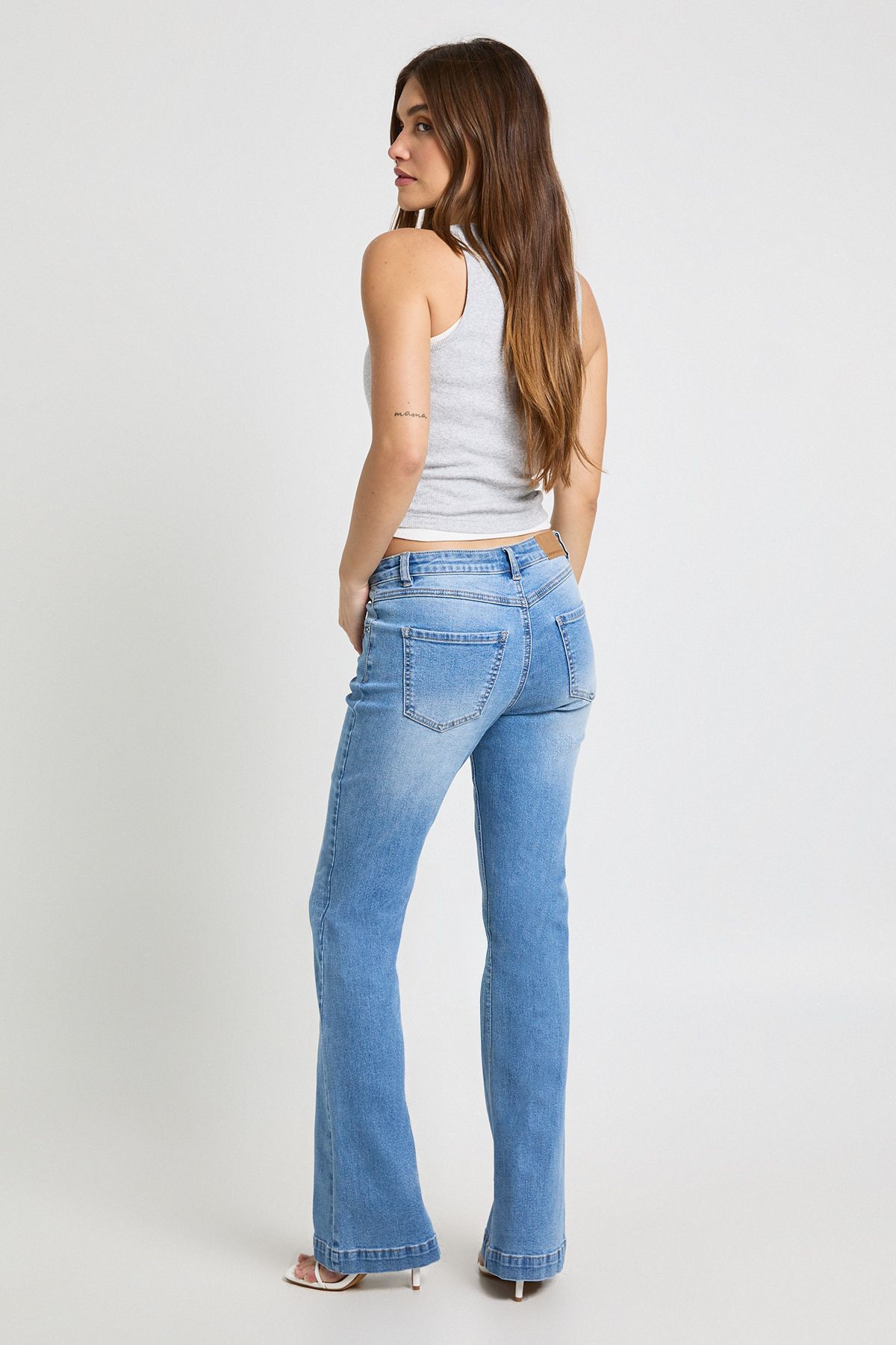 Low Waist Flared Jean - Image 2