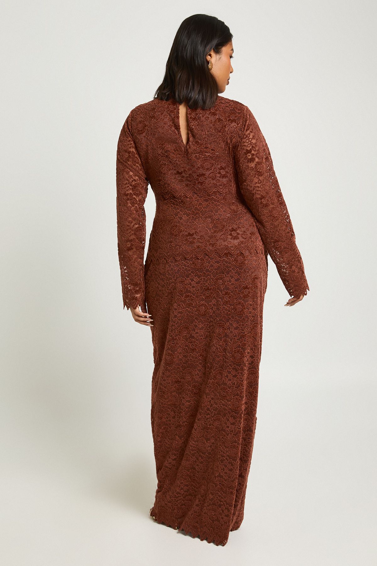 Plus Premium Lace Maxi Skirt - Image 2