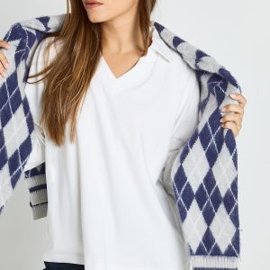 V Neck Oversized T-Shirt