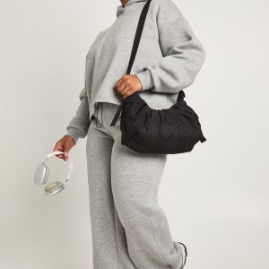 Plus Toggle Wide Leg Joggers