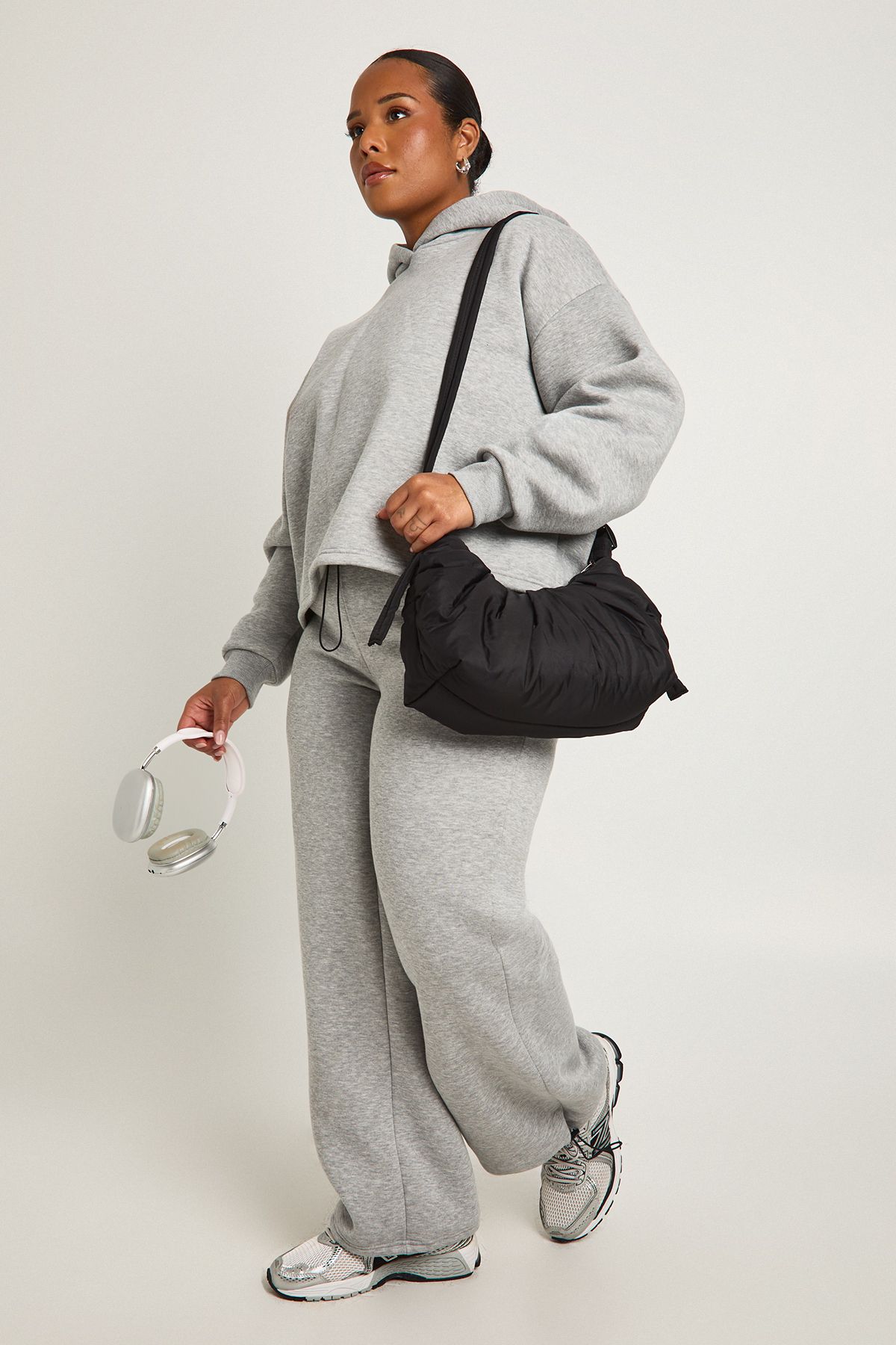 Plus Toggle Wide Leg Joggers