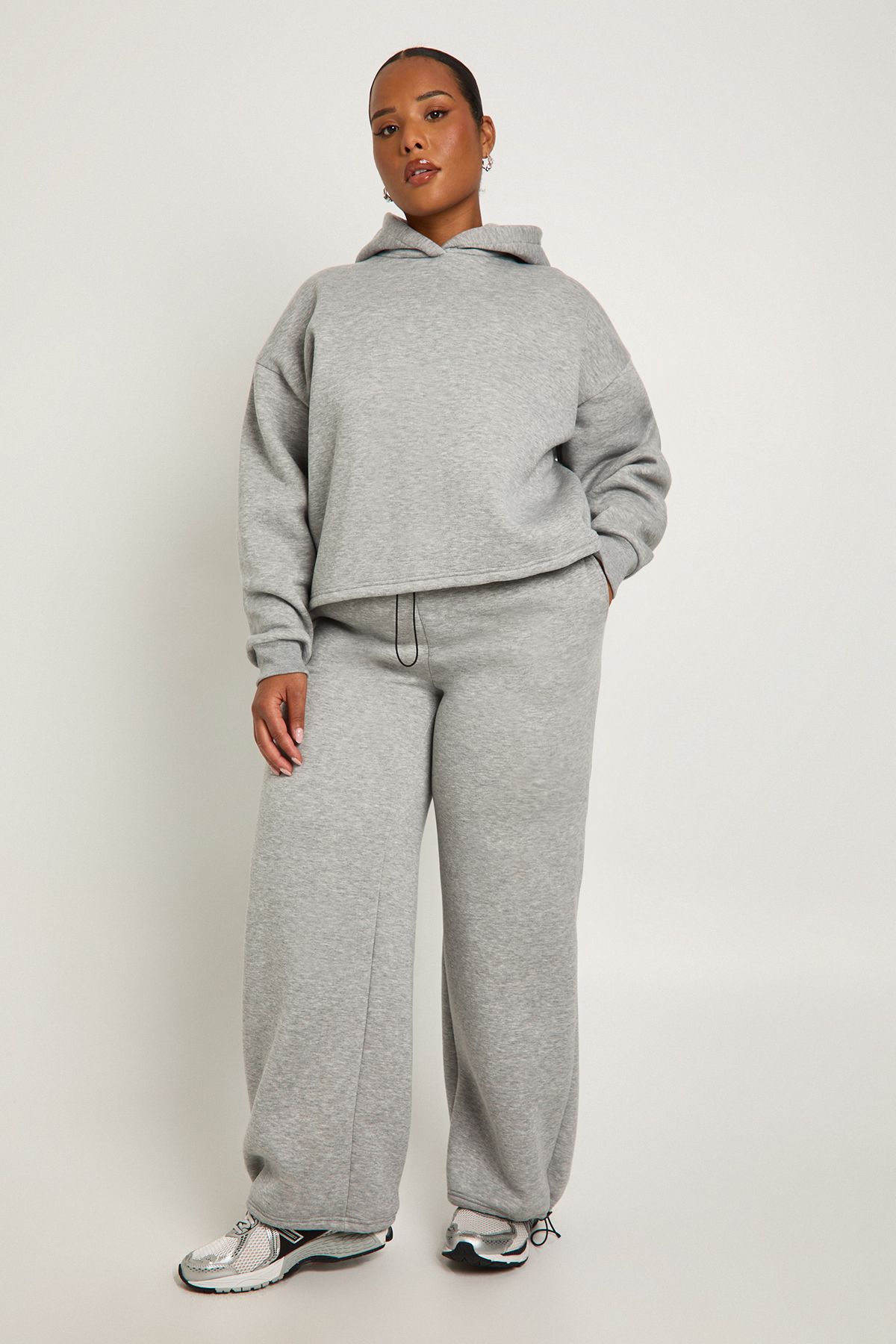 Plus Toggle Wide Leg Joggers - Image 3