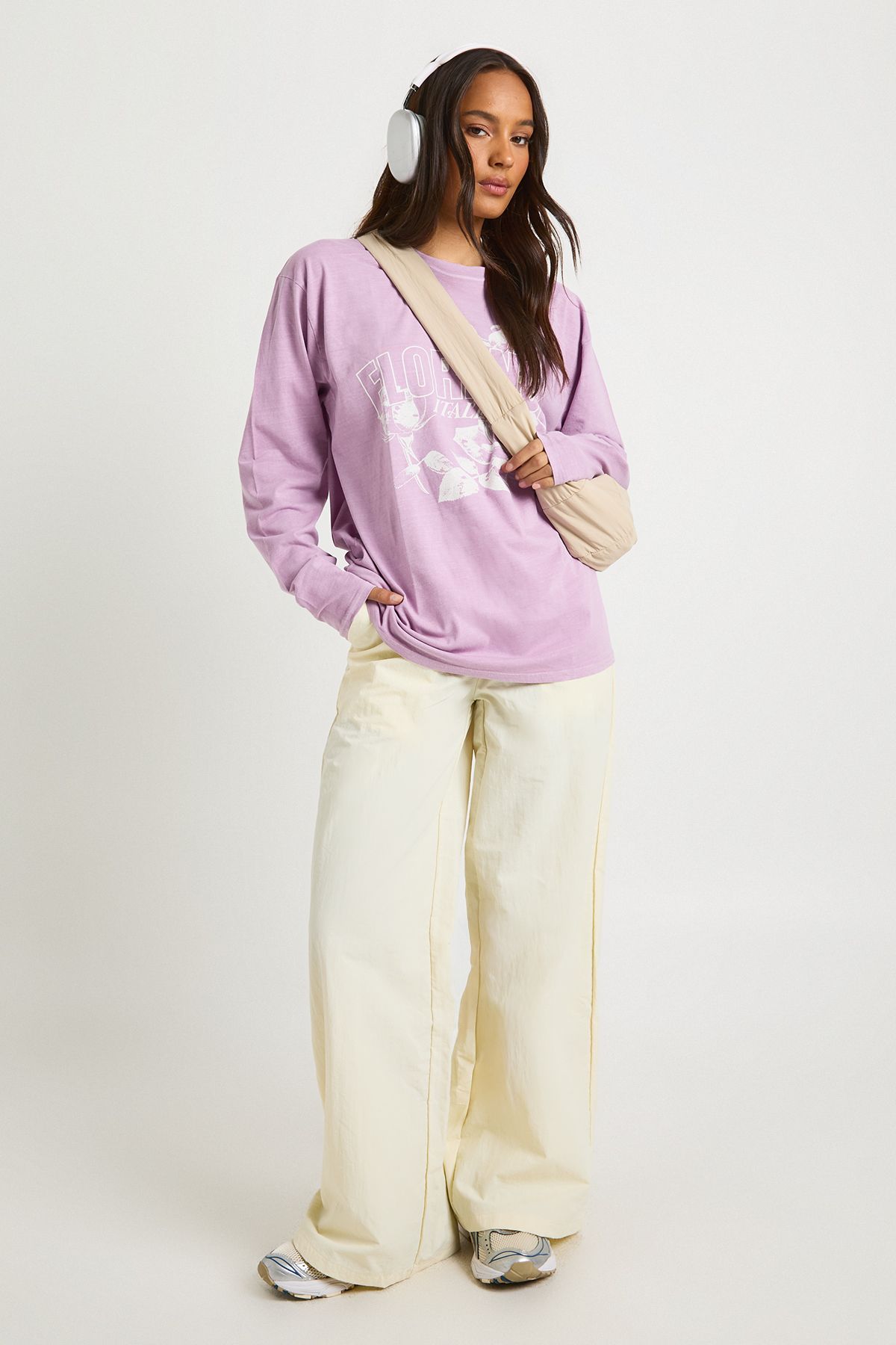 Florence Roses Printed Long Sleeve T-Shirt - Image 3