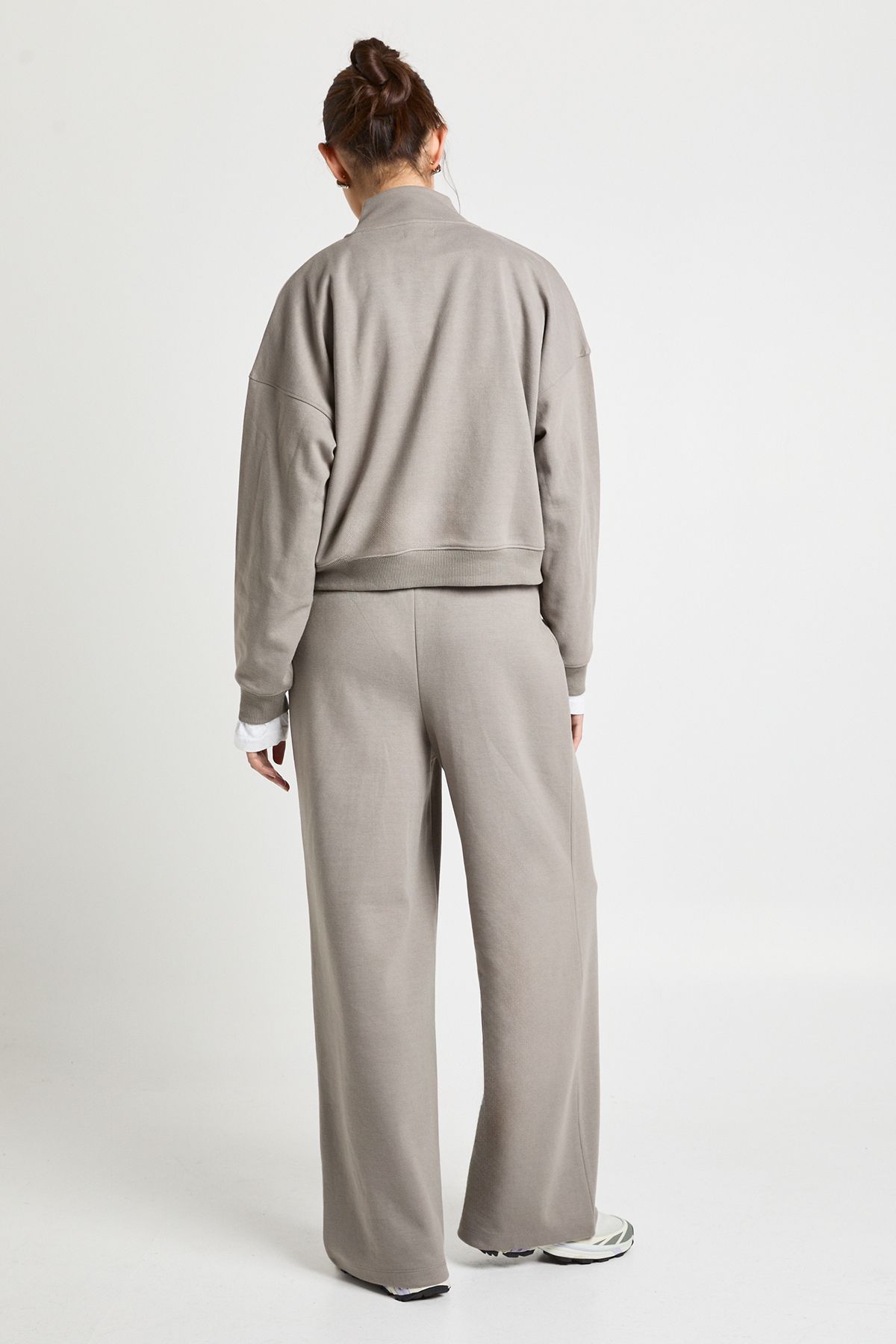 Zip Through Funnel Neck Interlock Tracksuit - Image 2