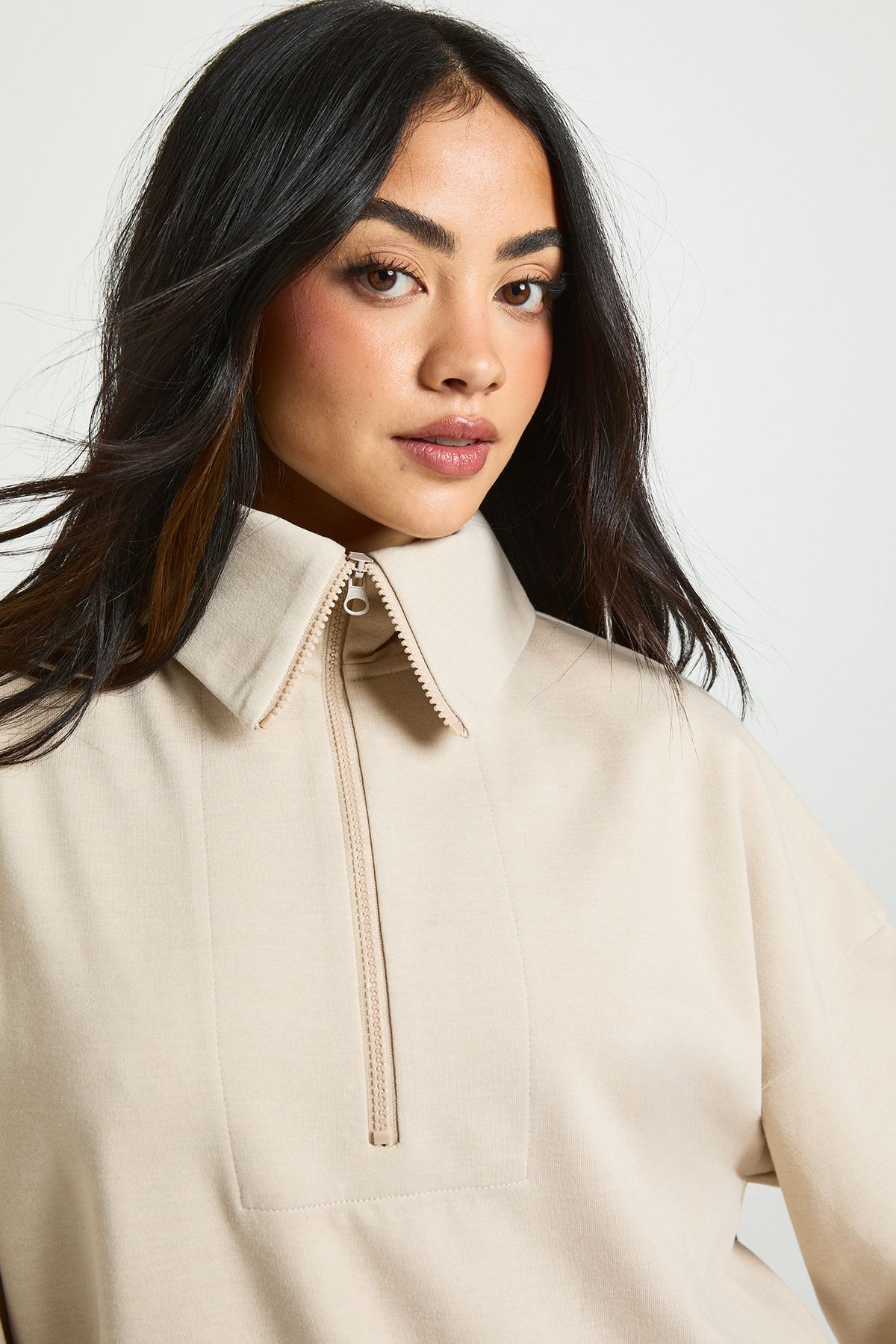 Half Zip Sweatshirt Interlock Tracksuit - Image 4