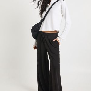 Rib Straight Leg Jogger