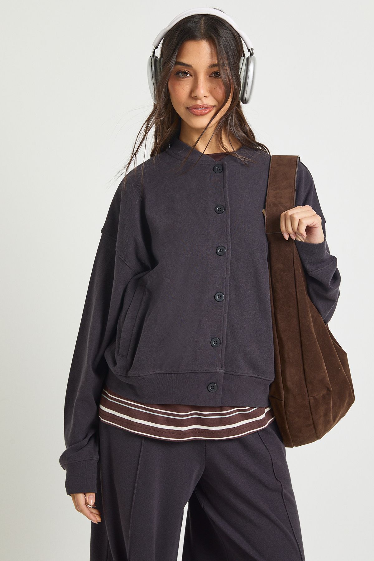 Rib Cardigan Tracksuit - Image 3