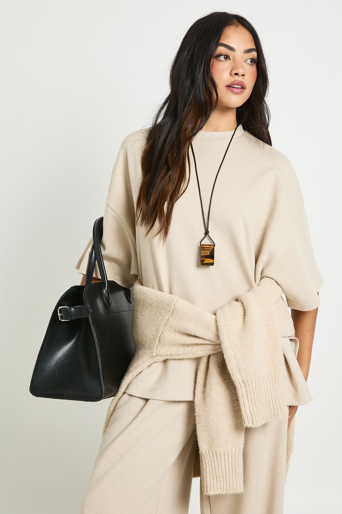 Oversized Interlock T-shirt Tracksuit - Image 4