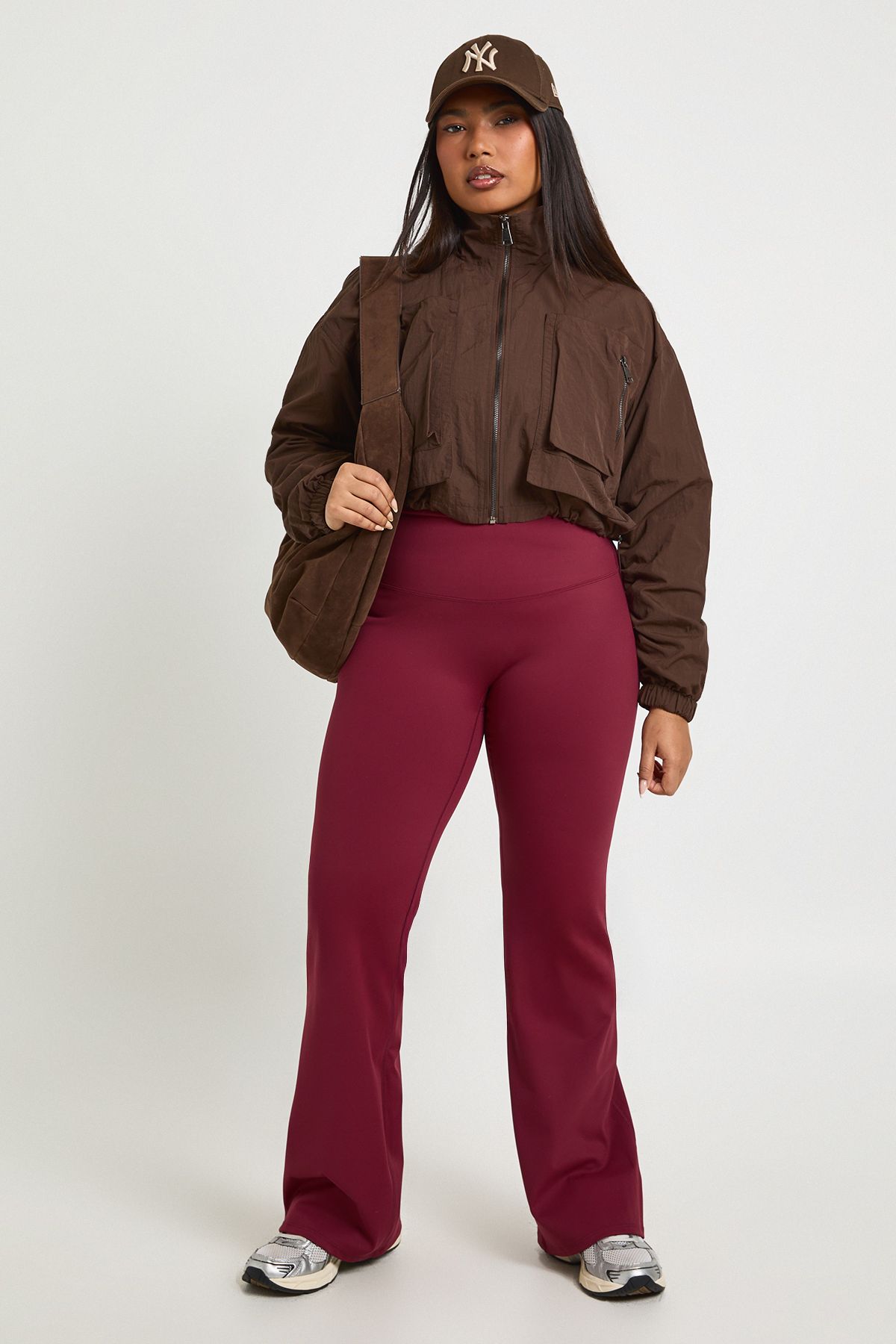 Plus Super Soft High Waist Flared Legging