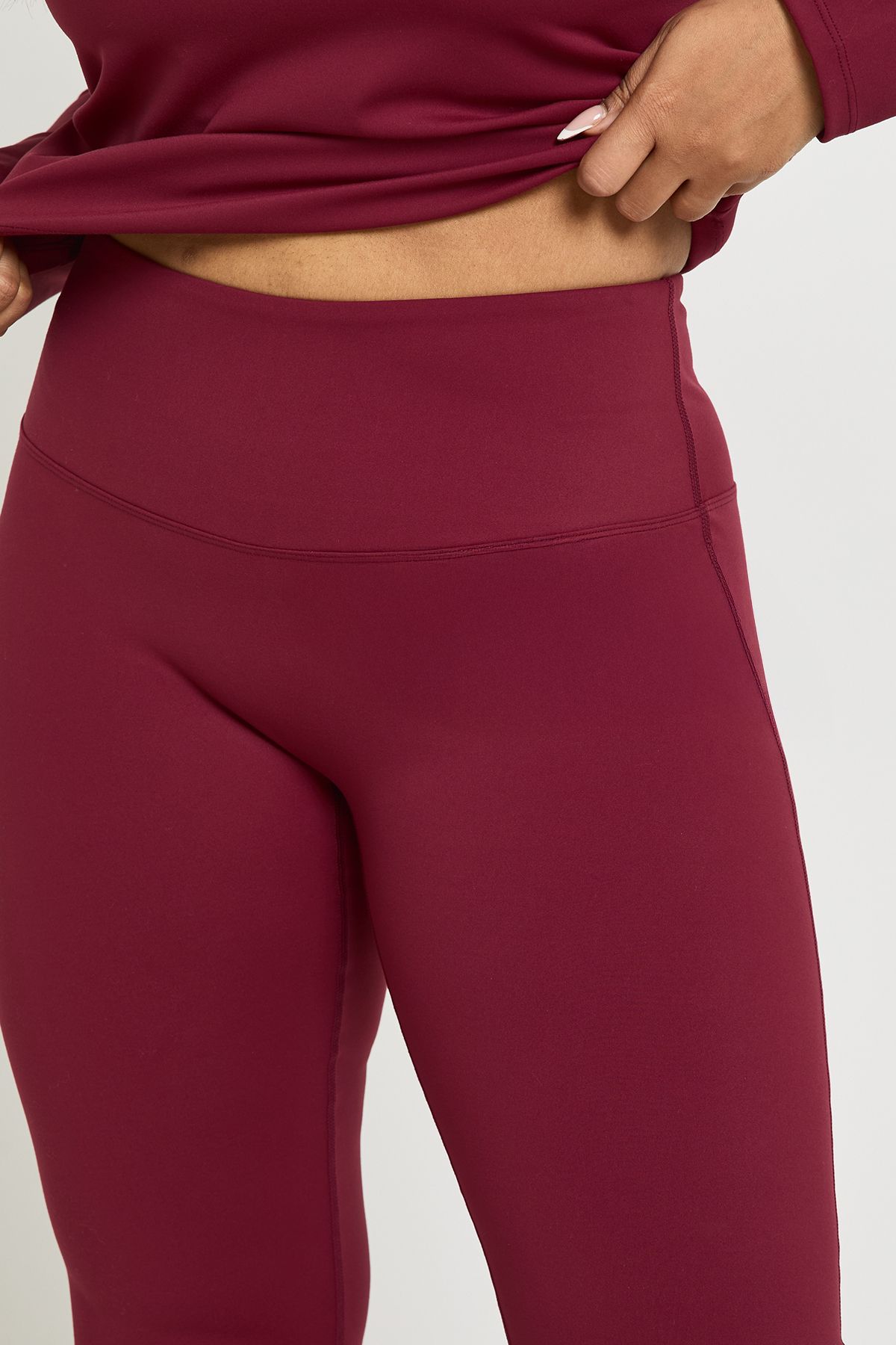 Plus Super Soft High Waist Flared Legging - Image 4