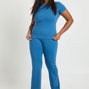 Plus Super Soft High Waist Flared Legging