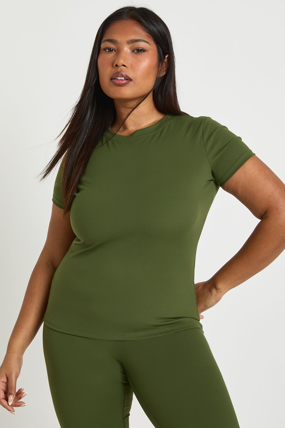 Plus Supersoft Peached Sculpt Top