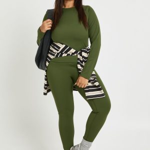 Plus Super Soft Sculpt Seam Detail Legging